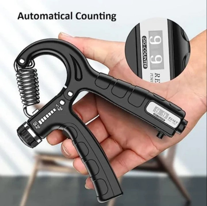 Hand Gripper with Built-In Rep Counter