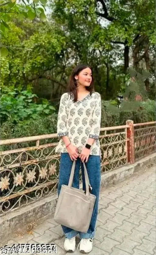 Printed Kurti For Women or Girls