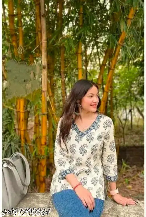 Printed Kurti For Women or Girls