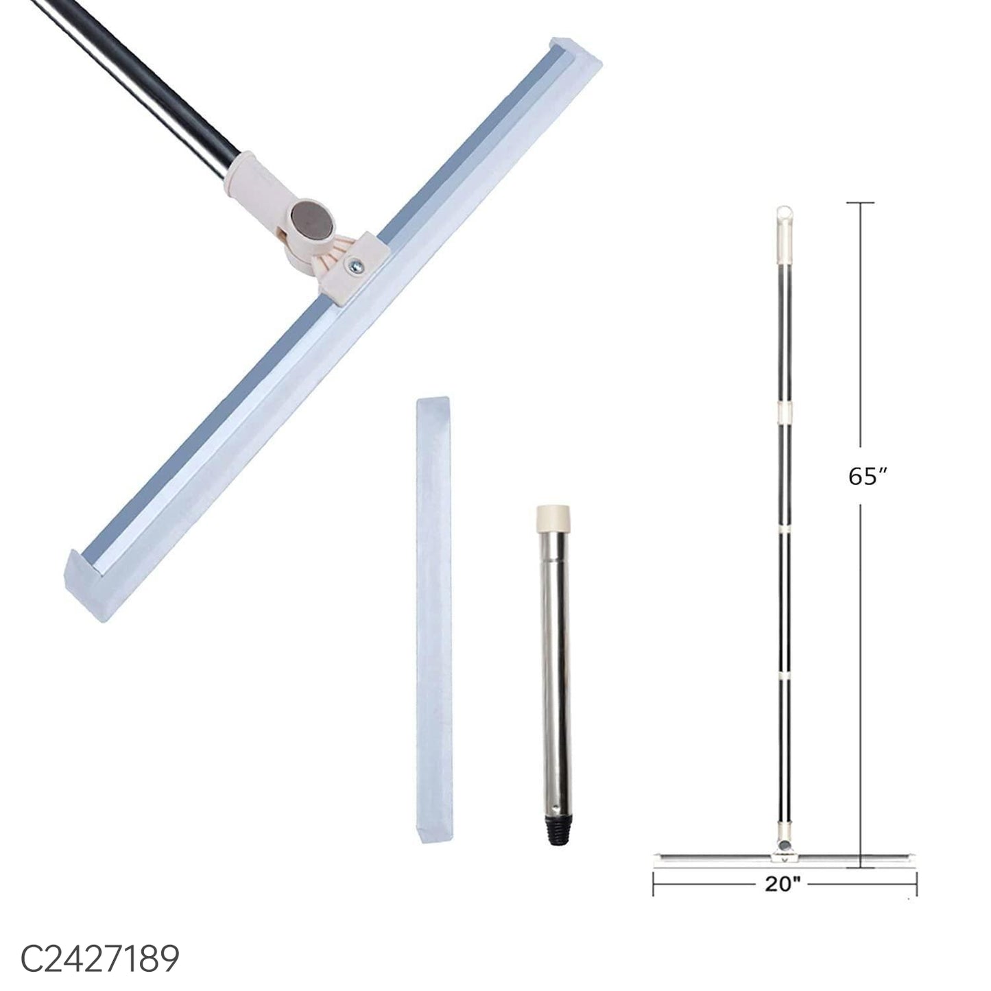 Rubber Squeegee Broom