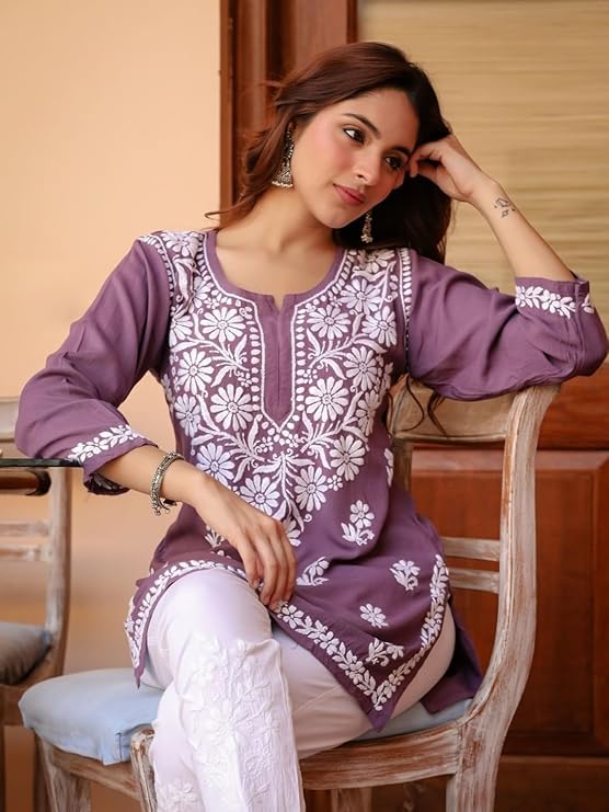 Women's Printed Short Kurta