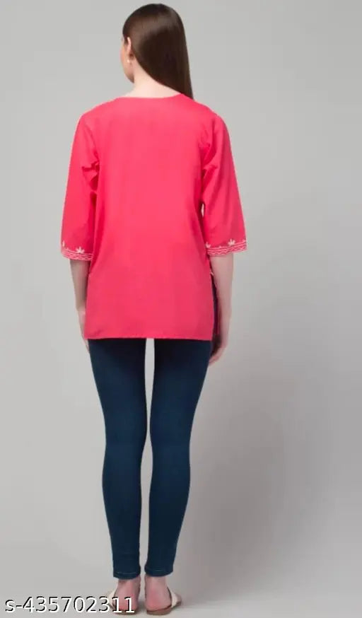 New Fashion Cotton Kurti Top For Girls