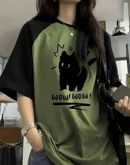 Trendy Oversized Printed Tshirts For Women